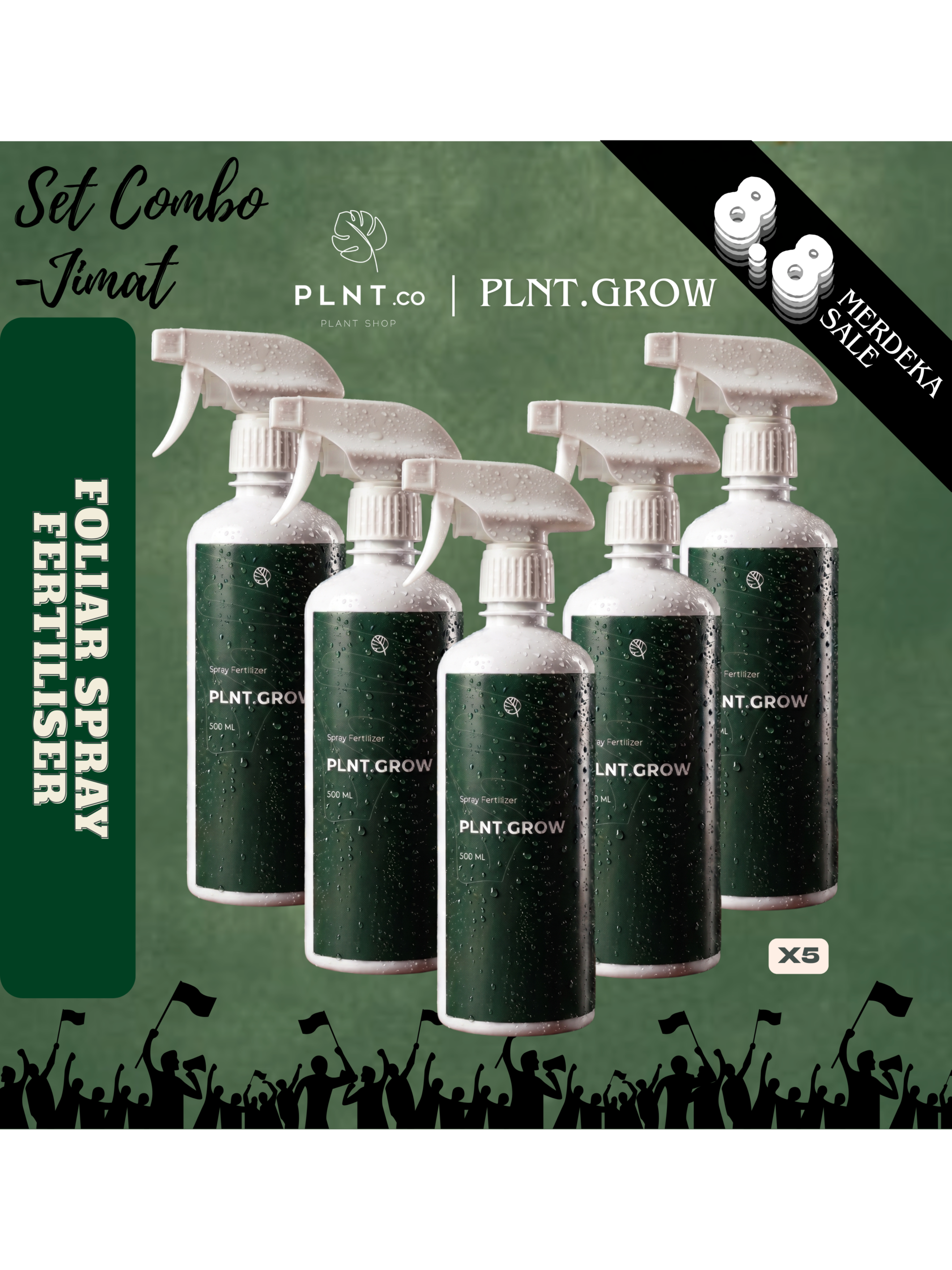 PLNT.Grow (500ml) by PLNT.co/ Foliar Fertiliser Spray - Image 10
