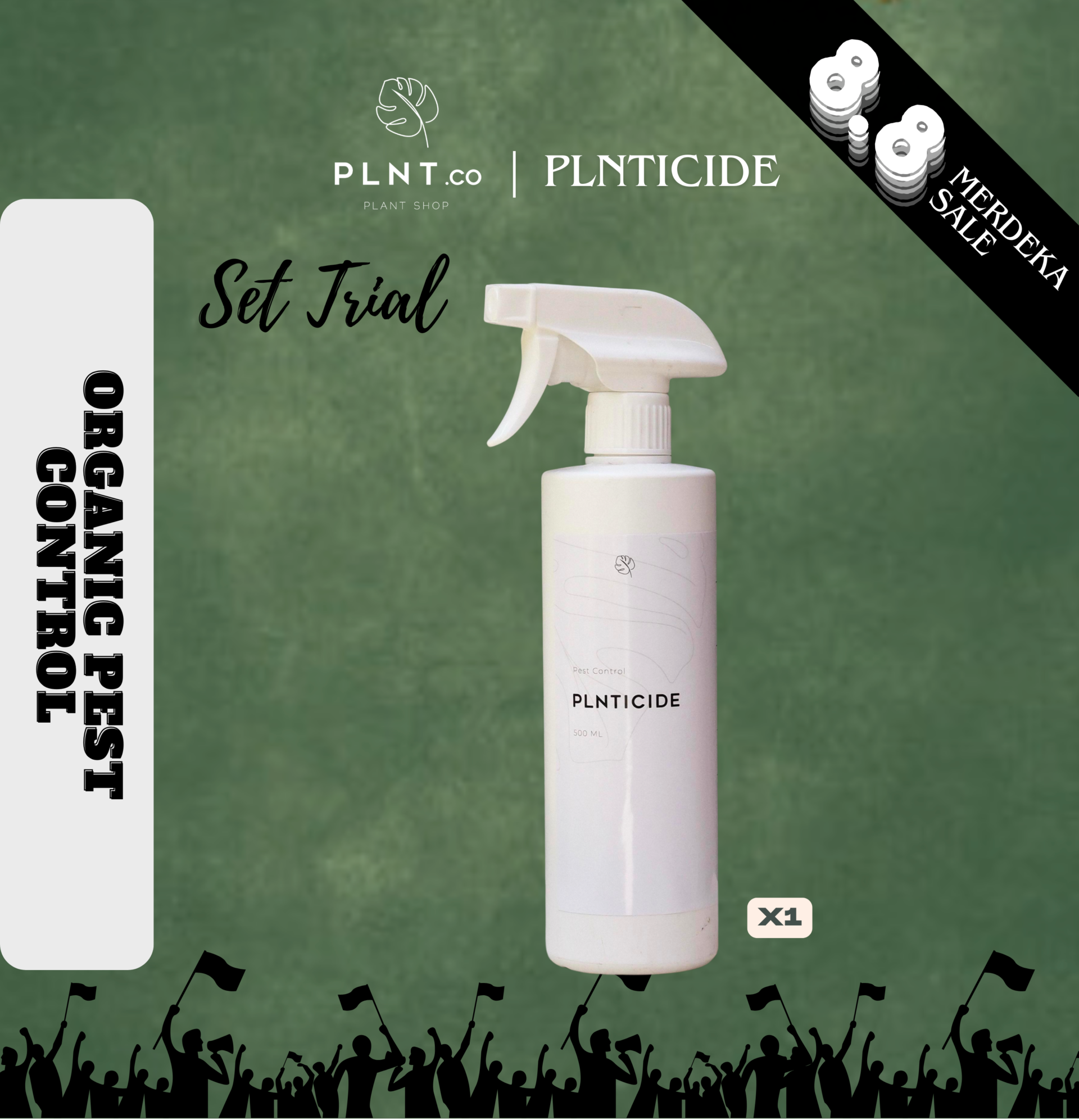 PLNTicide 500ml by PLNT.co/ Organic Pest Control Spray (pesticide) - Image 8