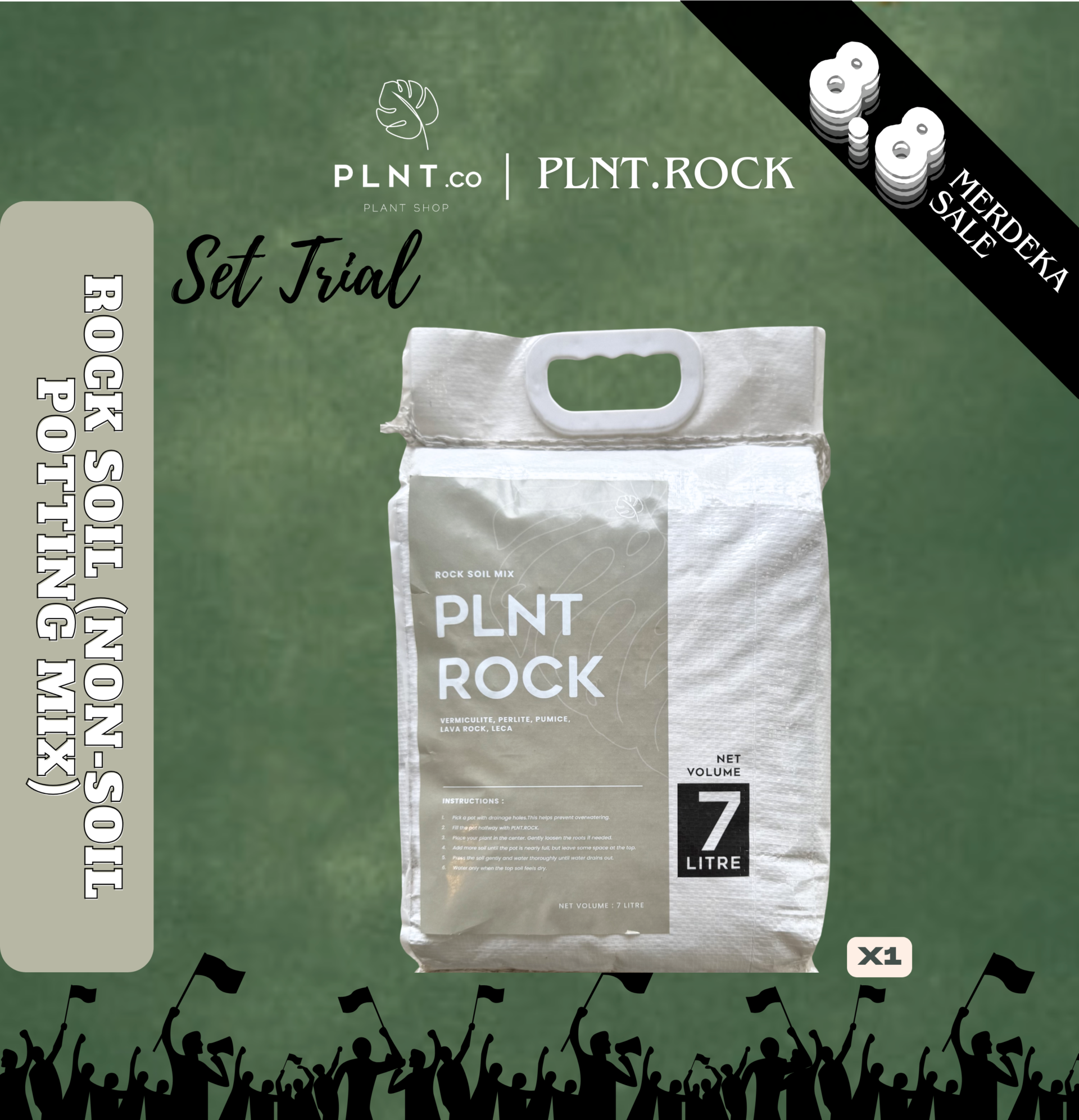 PLNT.Rock 7L by PLNT.co/ Rock Soil (Non-Soil Potting Mix for Indoor Plant) - Image 10