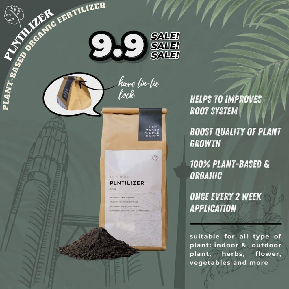 PLNTilizer 700g by PLNT.co/ Plant-based Organic Fertilizer