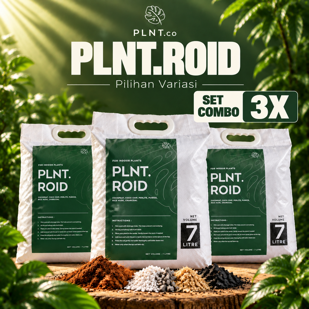 PLNT.Roid 7L by PLNT.co/ Aroid Potting Mix - Image 11
