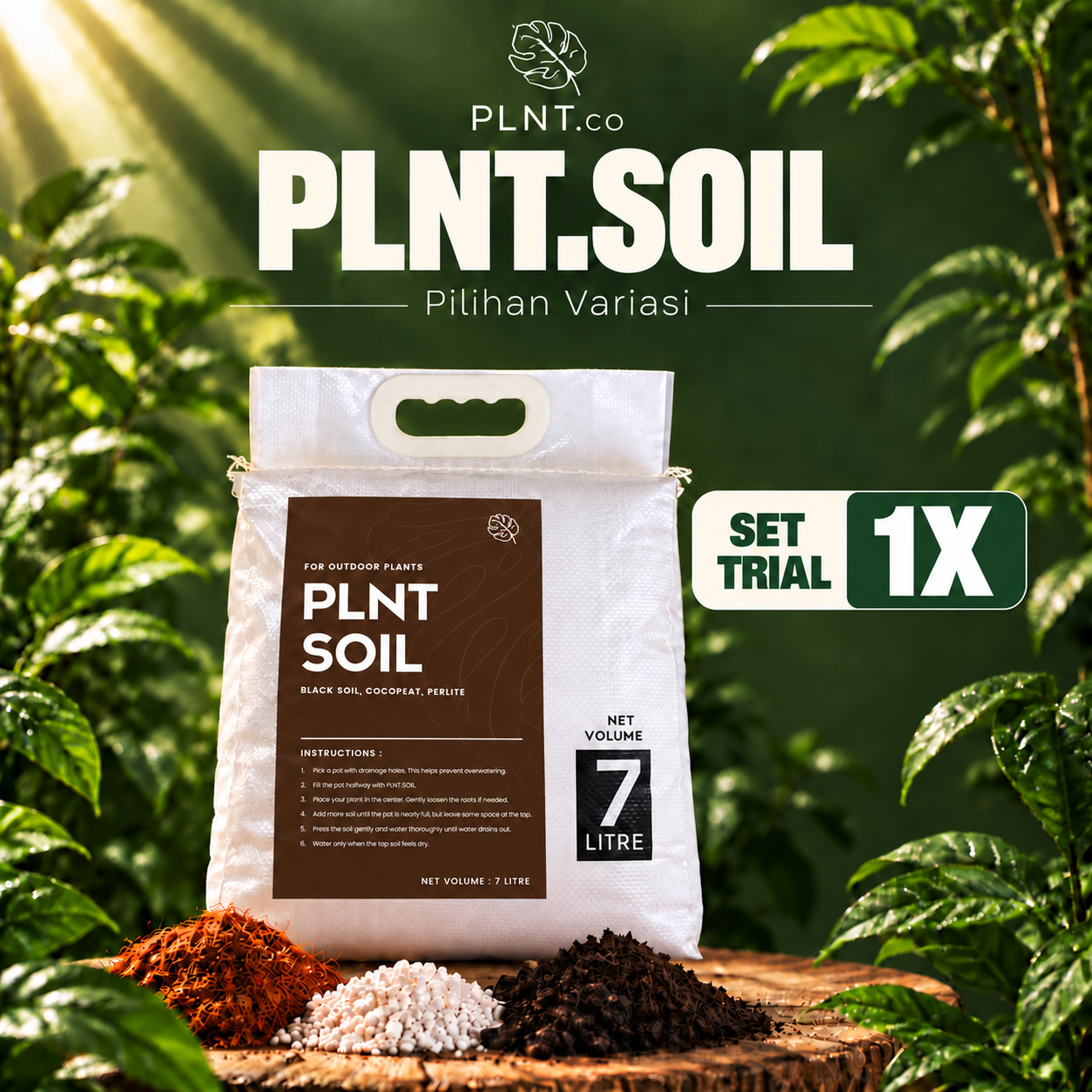 PLNT.Soil 7L by PLNT.co/ Outdoor Potting Mix - Image 6