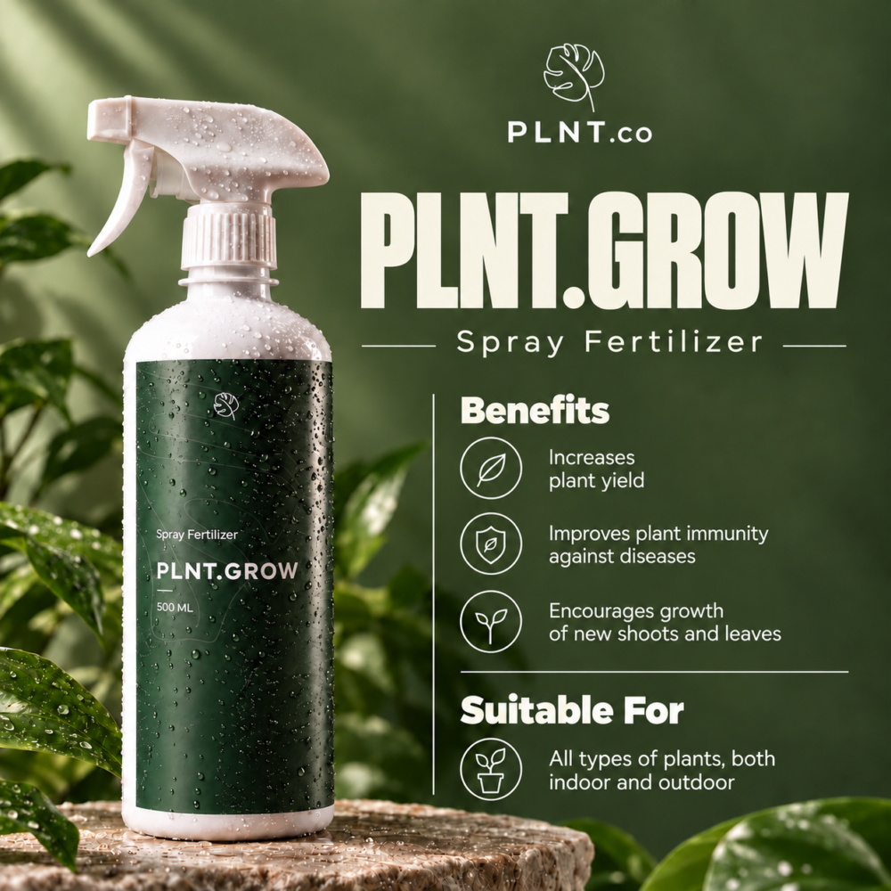 PLNT.Grow 500ml by PLNT.co/ Foliar Fertilizer Spray for Leafy Plant