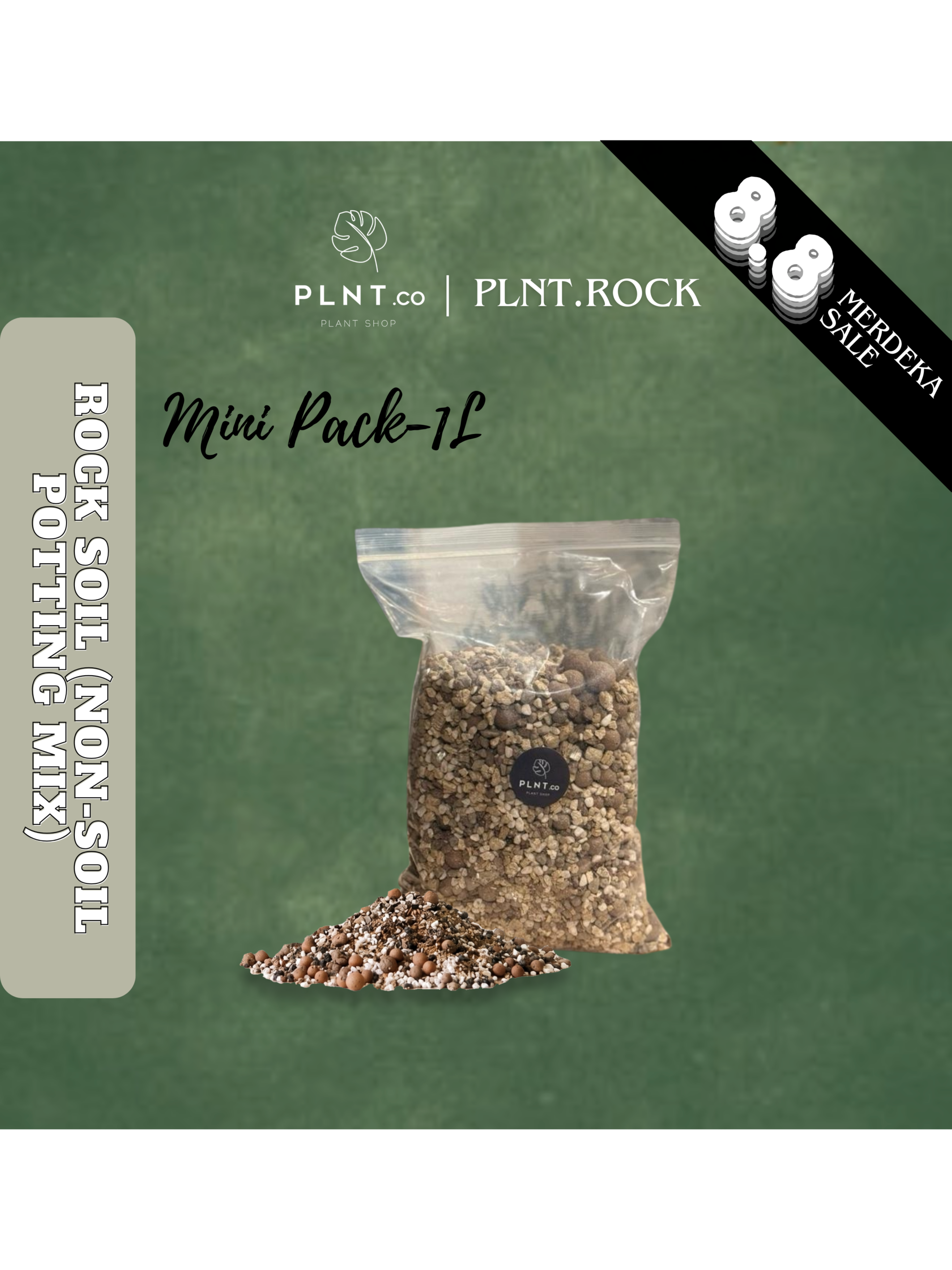 PLNT.Rock 7L by PLNT.co/ Rock Soil (Non-Soil Potting Mix for Indoor Plant) - Image 12