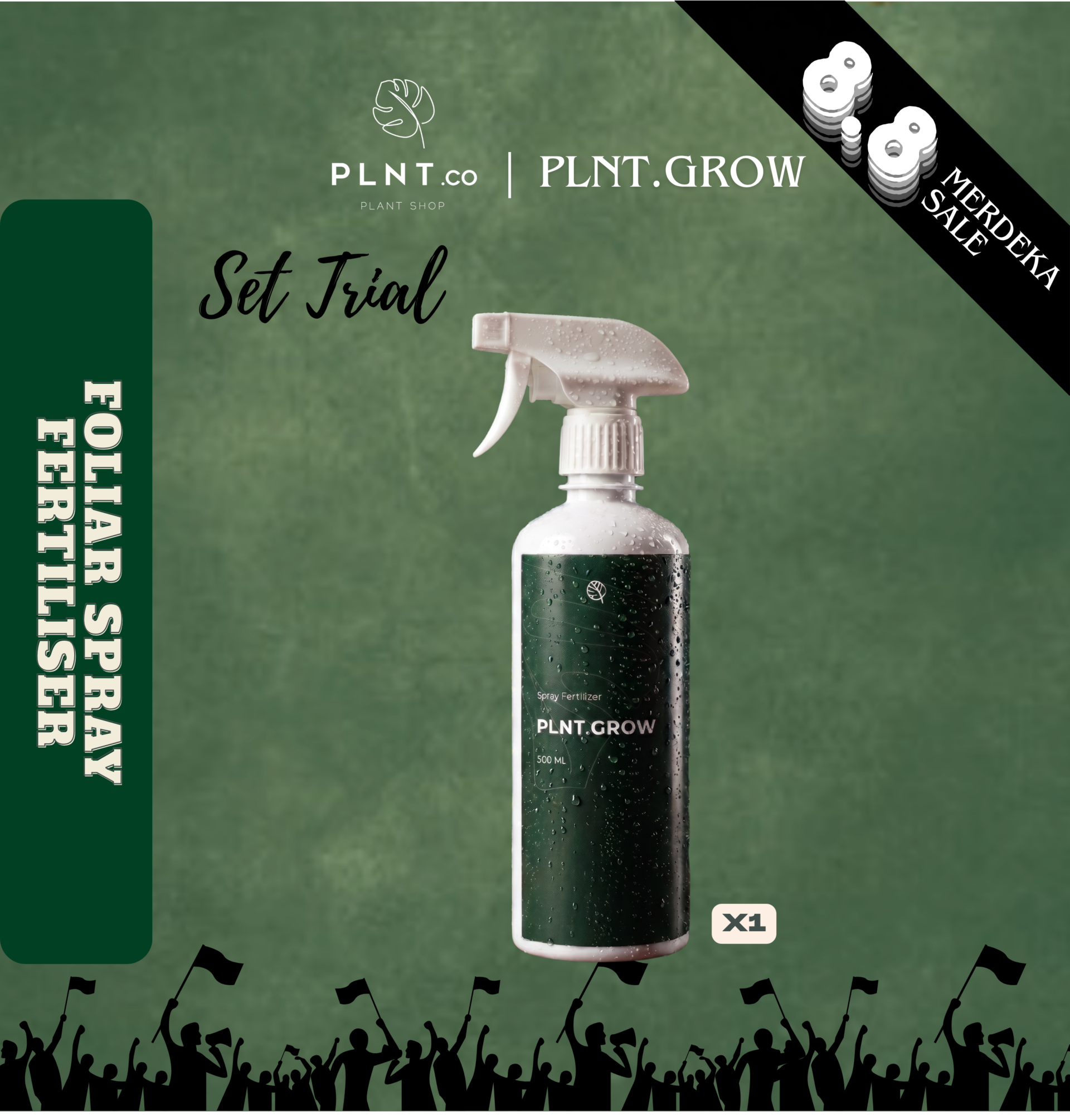 PLNT.Grow (500ml) by PLNT.co/ Foliar Fertiliser Spray - Image 9