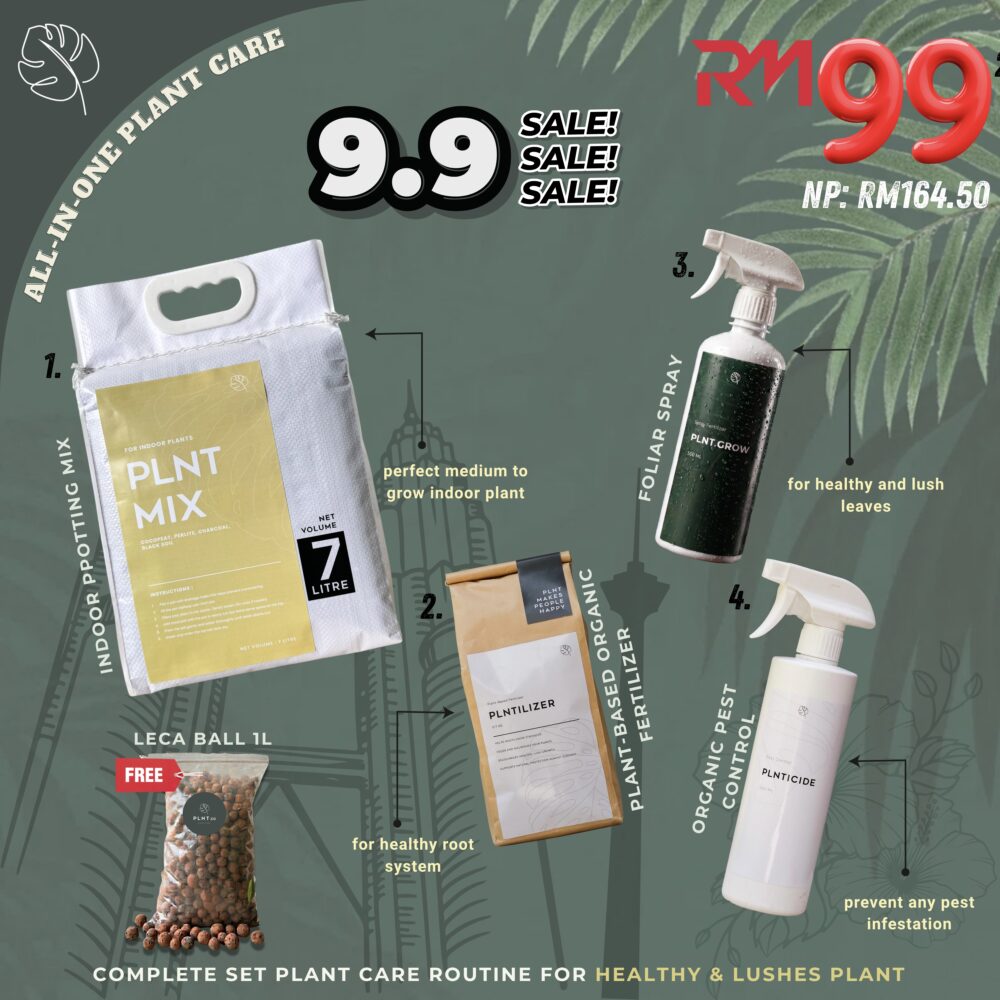 (SET) Indoor Plant Care | Plant Essential & Care